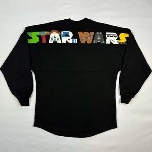 Disney Star Wars May The 4th 2021 Spirit Jersey XS Black Long Sleeve A5